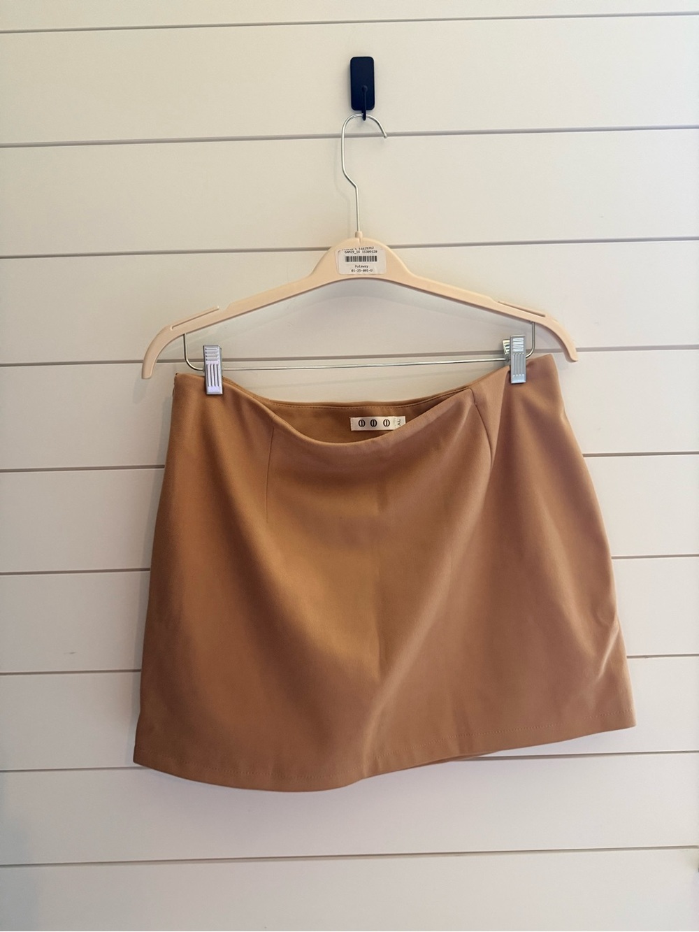 I.AM.GIA Camel Mini Skirt High Waist Size XL